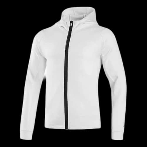 Skechers Hooded Full Zip Jacket 'White Black'