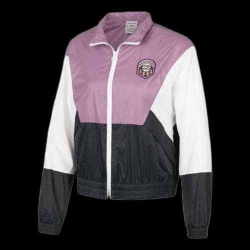 Skechers Zipper Jacket 'Purple Black White' (Women's)