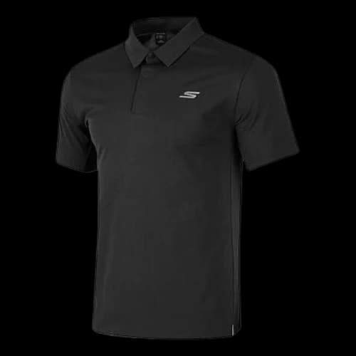 Skechers Logo Polo Shirt 'Black'