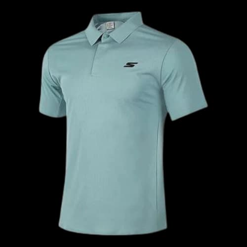 Skechers Logo Polo Shirt 'Teal'