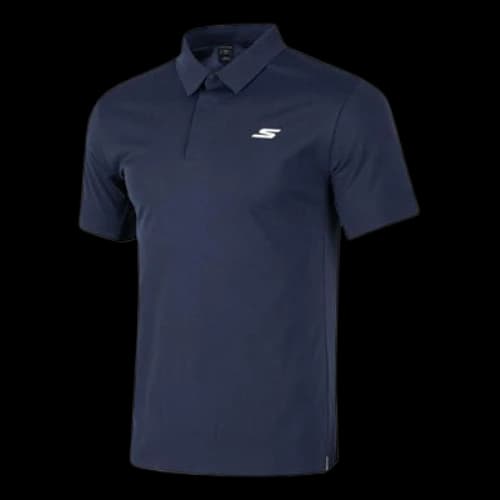 Skechers Logo Polo Shirt 'Navy'