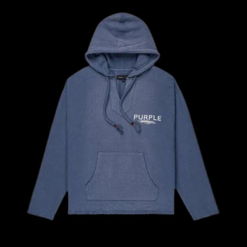 PURPLE BRAND Beach Hoodie 'Blue'