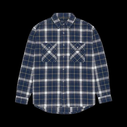 PURPLE BRAND Plaid Flannel Shirt 'Black'