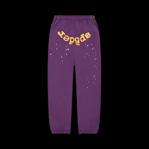 Sp5der Star OG Web V2 Sweatpant 'Purple'