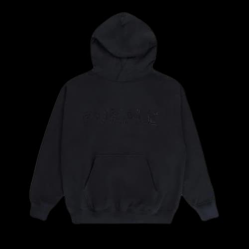 PURPLE BRAND HWT Fleece Pullover Hoodie 'Black'