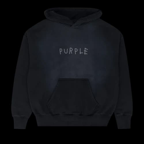 PURPLE BRAND HWT Fleece Hoodie 'Black'