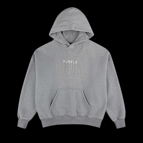 PURPLE BRAND Trademark Hoodie 'Grey'