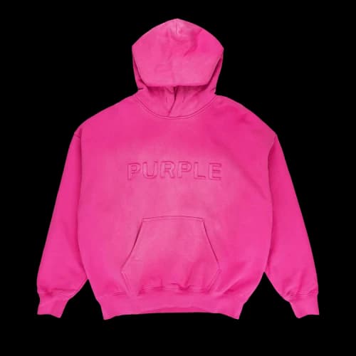 PURPLE BRAND HWT Fleece Pullover Hoodie 'Pink'