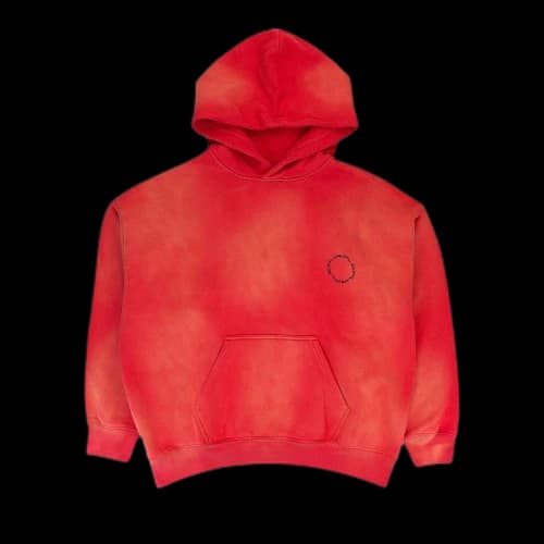 PURPLE BRAND Heavy Dry Fleece Pullover Hoodie 'Red'