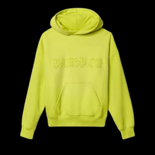 PURPLE BRAND Gothic Appliqué Hoodie 'Green'