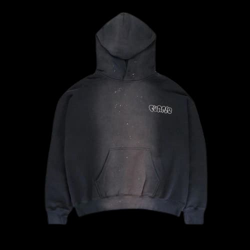 PURPLE BRAND HWT Fleece Pullover Hoodie 'Black'