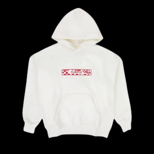 PURPLE BRAND HWT Fleece Pullover Hoodie 'Off White'