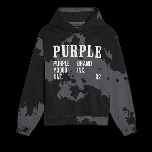 PURPLE BRAND Monument Hoodie 'Bleached'