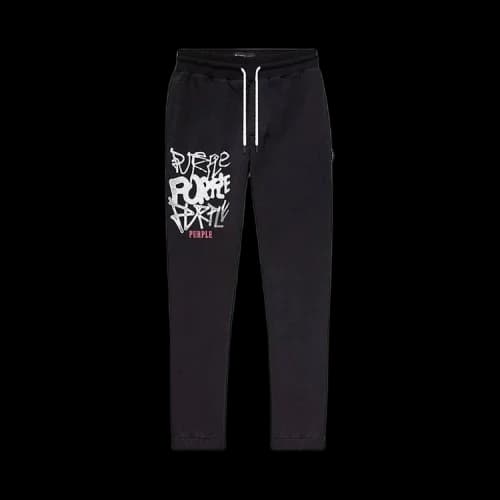 PURPLE BRAND French Terry Sweatpant 'Black'