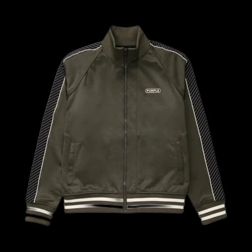 PURPLE BRAND Poly Tricot Track Jacket 'Green'
