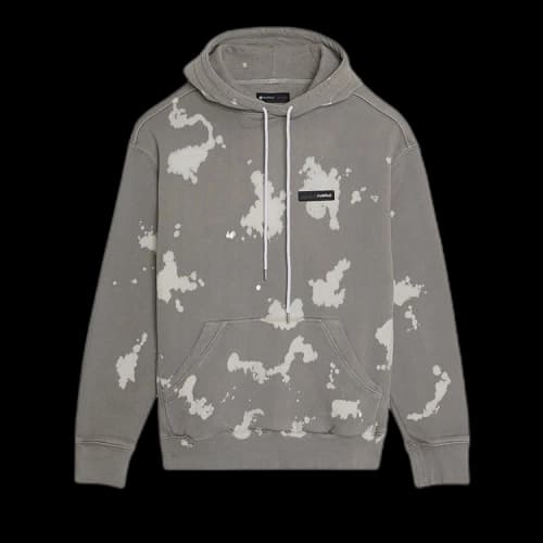 PURPLE BRAND Heavy Dry Fleece Pullover Hoodie 'Grey'