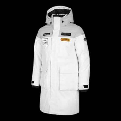 Skechers SKX Sport Long Down Jacket 'White Black'