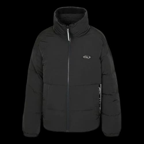 Skechers SKX Reversible Down Jacket 'Black Grey Purple' (Women's)