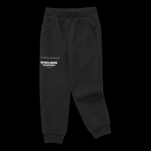 (GS) Skechers Letter Printed Woven Pants 'Black Grey'