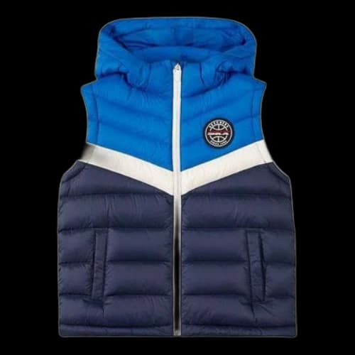 (GS) Skechers SKX Down Vest 'Blue Black White'