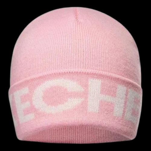 (GS) Skechers Logo Printed Beanie 'Pink White'