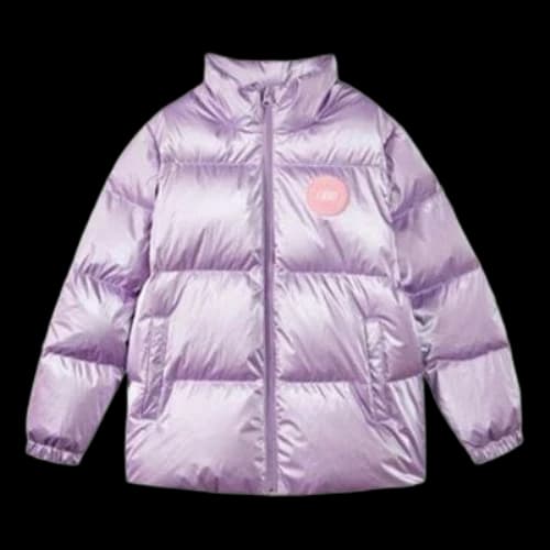 (GS) Skechers Logo Printed Down Jacket 'Purple'