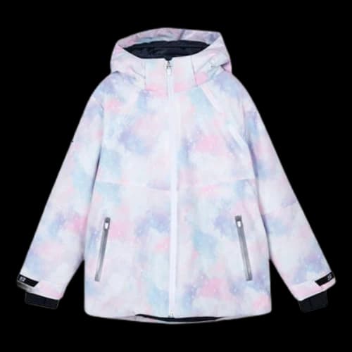 (GS) Skechers SKX Hooded Down Jacket 'Purple Blue White'