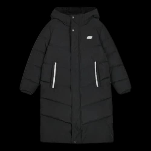 (GS) Skechers SKX Hooded Long Down Jacket 'Black'