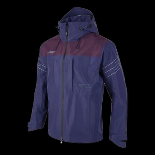 Skechers Woven Hooded Jacket 'Navy Burgundy'