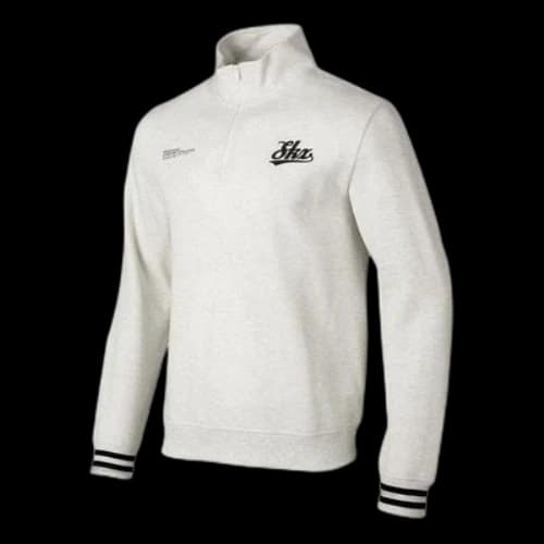 Skechers Casual Half-Zip Crew Sweater 'White Black'