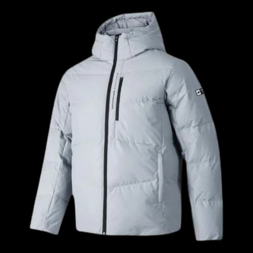 Skechers Lifestyle Series Warm Down Jacket 'Grey'