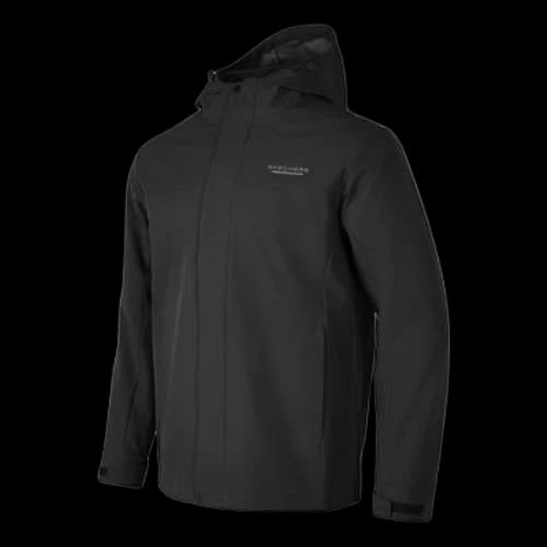 Skechers Solid Color Zipper 3-In-1 Jacket 'Black'