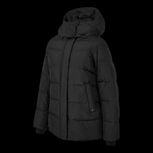Skechers Warm Mid-Length Hooded Down Jacket 'Black' (Women's)