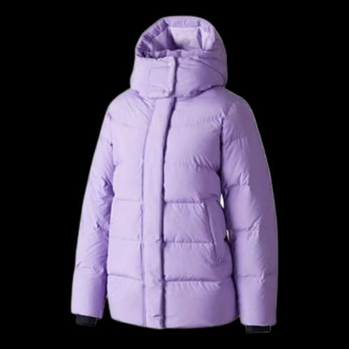Skechers Woven Mid-Length Down Jacket 'Purple' (Women's)