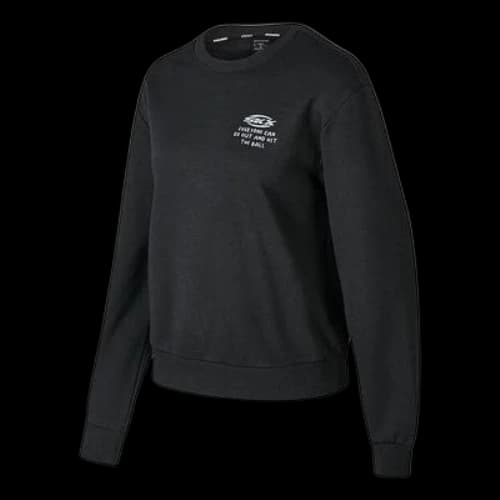 Skechers SKX Long Sleeve Crew Sweater 'Black' (Women's)