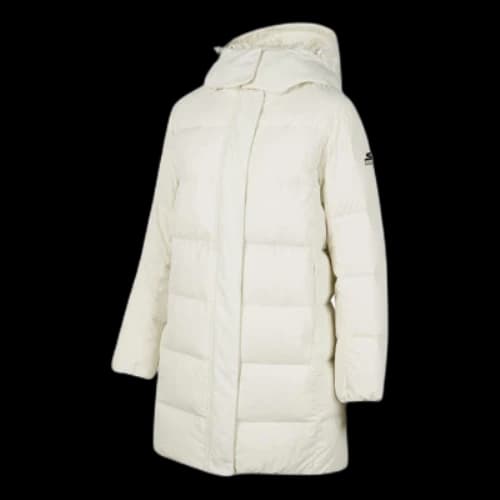 Skechers BASIC Long Down Jacket 'White' (Women's)