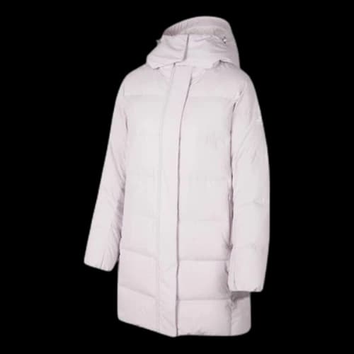 Skechers BASIC Long Down Jacket 'Pink' (Women's)