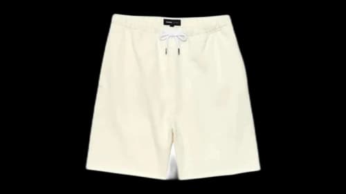 Purple Brand Hvy Fleece Short Off White Shorts White