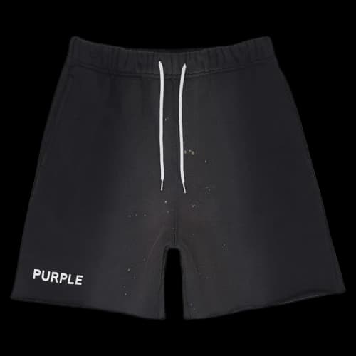 PURPLE BRAND HWT Fleece Short 'Black'