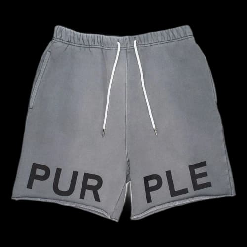 PURPLE BRAND HWT Fleece Short 'Charcoal'