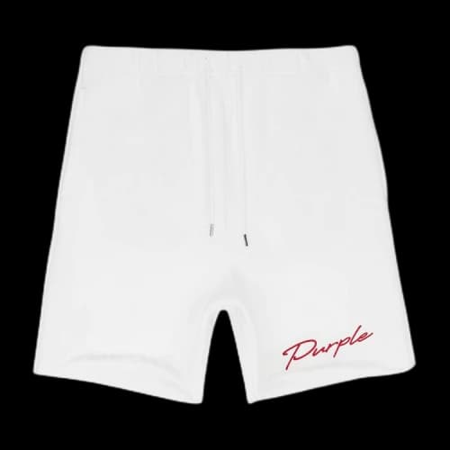 PURPLE BRAND Heavy Fleece Short 'White'