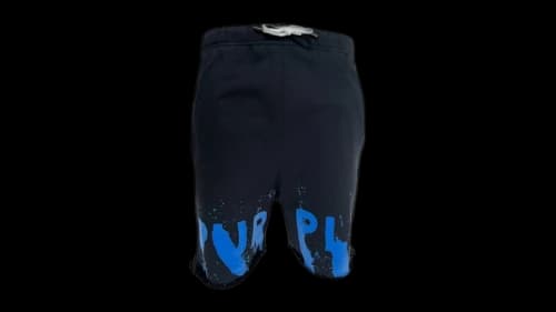Purple Brand MWT Fleece Short Black