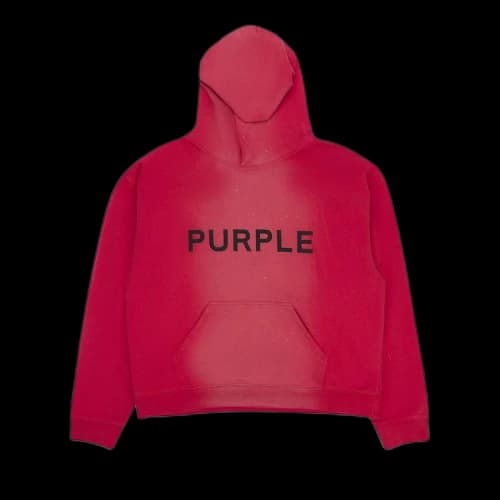 PURPLE BRAND French Terry PO Hoodie 'Red'