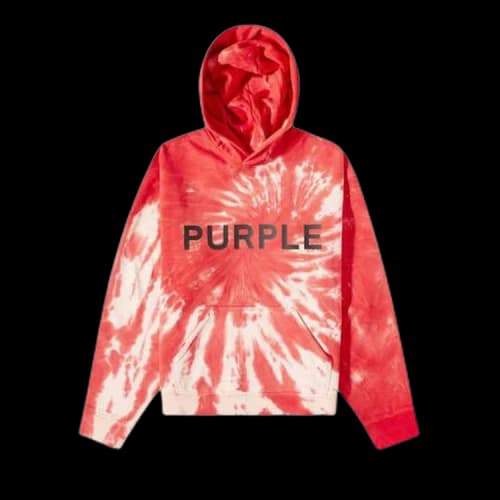 PURPLE BRAND French Terry Pullover Hoodie 'Red'