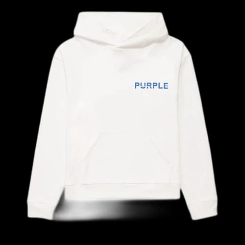 PURPLE BRAND French Terry Hoodie 'White'