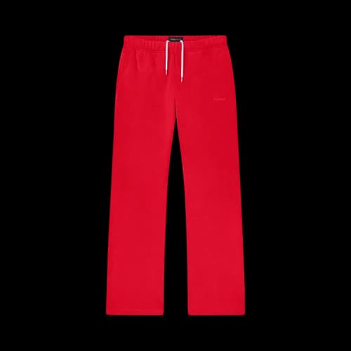 PURPLE BRAND Fleece Flared Pant 'Red'