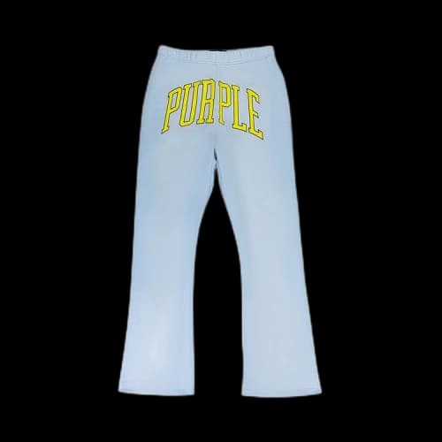 PURPLE BRAND Collegiate Flared Pants 'Blue'