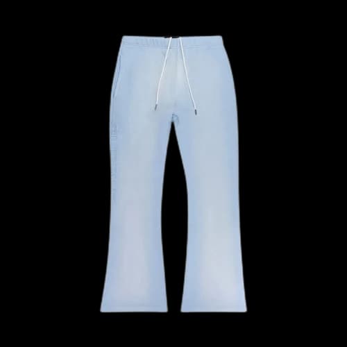 PURPLE BRAND HWT Fleece Flared Pant 'Blue'