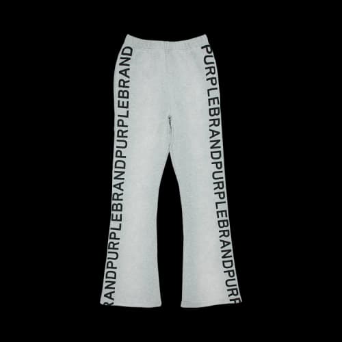 PURPLE BRAND HWT Fleece Flared Pant 'Heather'