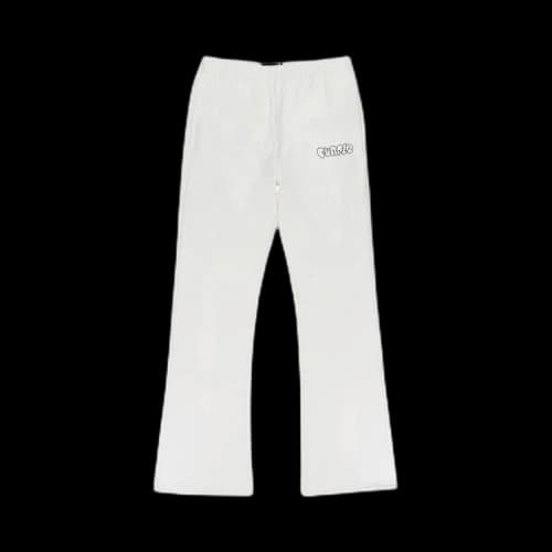 PURPLE BRAND Fleece Flare Sweatpant 'White'